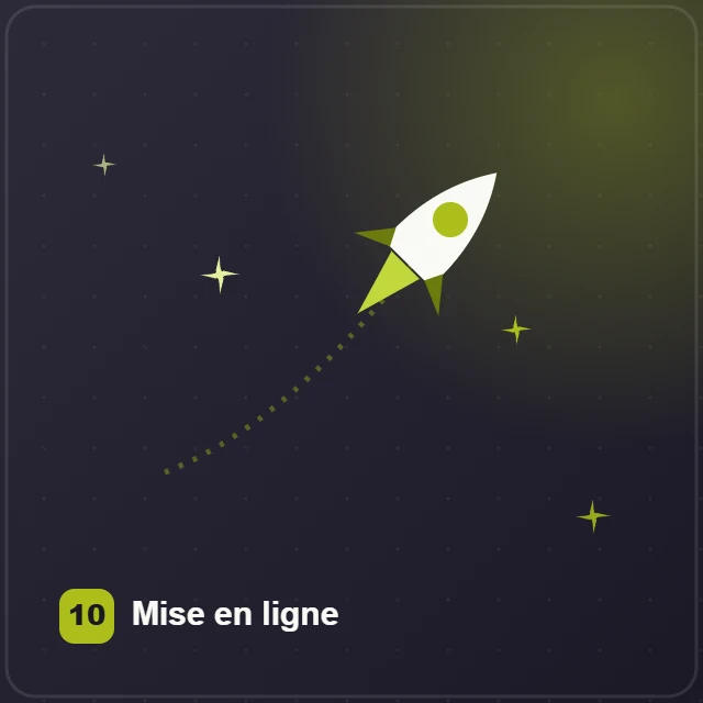 Troisième étape : la mise en ligne du site avec hébergement en France